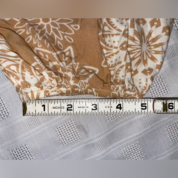 Lotus and Luna Harem Pants | Smocked Waist | Boho Floral | Made in Thailand - Picture 11 of 11